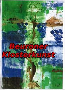 Beuroner Kunstpostkarte: Der wahre Weinstock