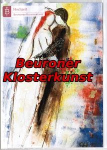 Beuroner Kunstpostkarte: Liebe als nie verstummendes Duett (Hochzeit)